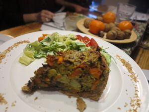 vegan quiche at Laauma at Laauma in Berlin
