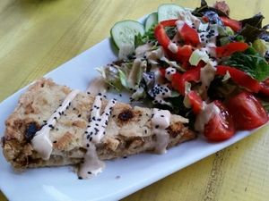 quiche at Laauma in Berlin