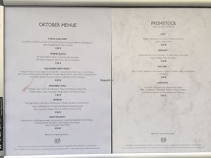October and breakfast menu at Laauma in Berlin