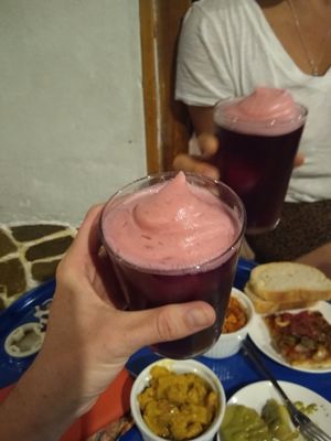 Tinto de viranos at El Rastrel Etic Cafe in Salamanca