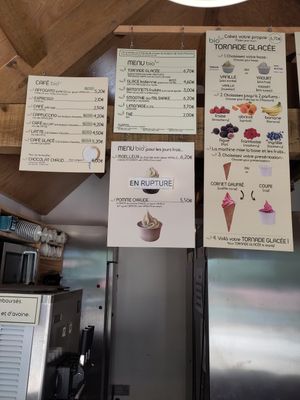 Menu2 at Glaces & Smoothies By Bio Yum Yum in La Teste-de-buch