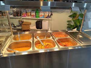 Curries at Healthy Wealthy Veg & Vegan in Belfast