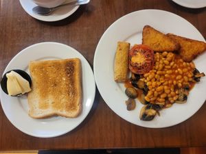 Vegan Breakfast at Caffi Siabod in Criccieth