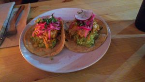 Jackfruit tacos at Six Seis - Vilanova i la Geltrú in Vilanova I La Geltru