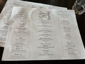 Menu   at The Barn at The Hope Farm in Fairhope