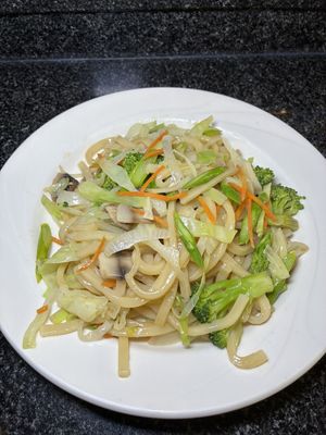 Vegetable udon   at Wasabi Sushi & Noodles  in Mobile