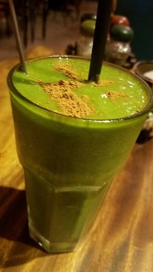 avocado matcha turmeric smoothie at Prem Bistro and Cafe in Ho Chi Minh City