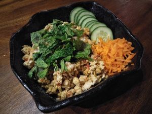 Laab tofu  at Prem Bistro and Cafe in Ho Chi Minh City