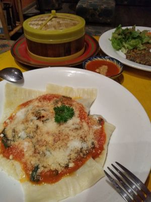 Portions of ravioli at Prem Bistro and Cafe in Ho Chi Minh City