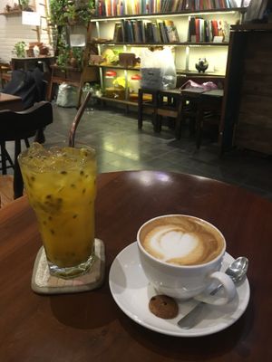 Passionfruit juice at Prem Bistro and Cafe in Ho Chi Minh City