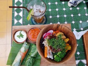 Buddha Bowl (summer rolls not included) at Prem Bistro and Cafe in Ho Chi Minh City