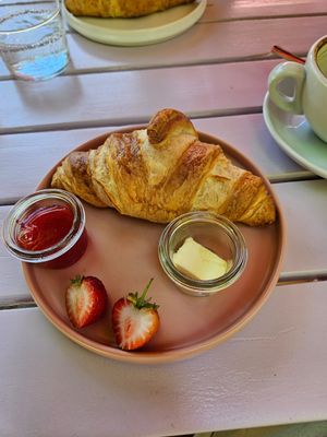 Veganes Croissant at Café Tally's in Waechtersbach
