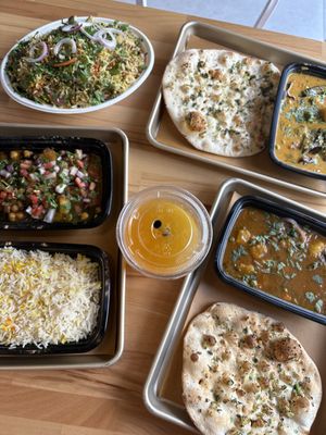 Vegan options  at Tikka Shack Indian Grub in Oviedo