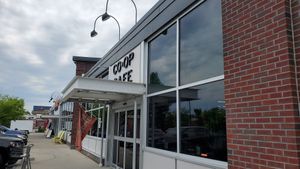Cafe entrance at Monadnock Food Co-op in Keene