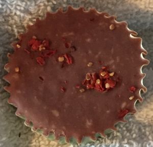 A closeup of a Buckleberry Truffle   at Monadnock Food Co-op in Keene