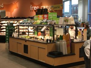 Hot food bar at Monadnock Food Co-op in Keene