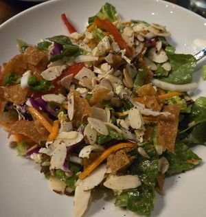 Crunchy Salad next time I would add vegan ranch at Bar Ellis in Noblesville