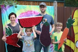 BloomingVeg Photo Booth at BloomingVEG in Bloomington