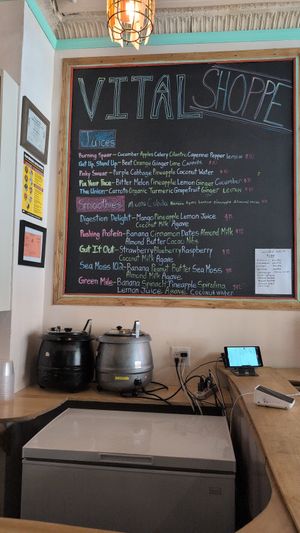Smoothies at The Vital Shoppe in Brooklyn