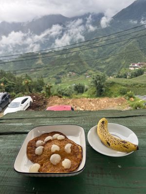 Pancakes  at Sapa Vegan Restaurant in Sapa