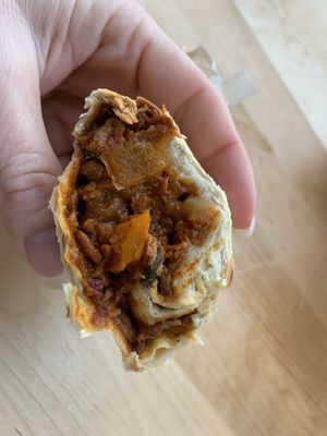 Soyrizo breakfast burrito   at North Coast Co-op in Arcata