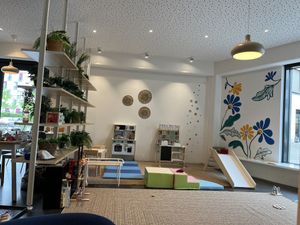 Indoor play area   at Lilly's Deli in Munich