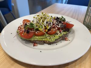 Avocado Toast  at Lilly's Deli in Munich