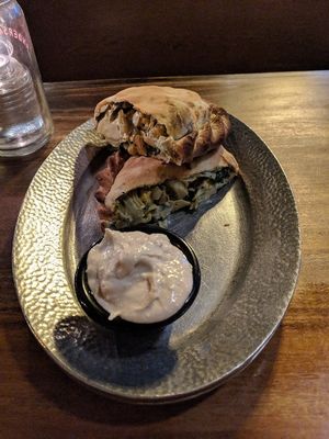 Spinach & Artichoke Pasty at Cornish Pasty Co in Las Vegas