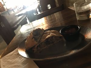 The vegan oggie  at Cornish Pasty Co in Las Vegas