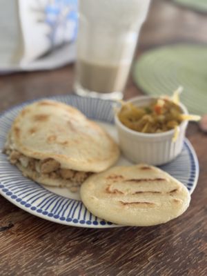 Tofu Arepa  at Chévere in Siargao