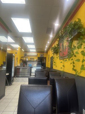 Lovely simple interior   at Vital-Life Vegan in Toronto