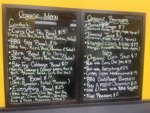 Incredible menu!  at Vital-Life Vegan in Toronto