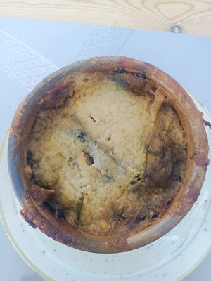 Vegan Moussaka at Day Night Restaurant  in Crete