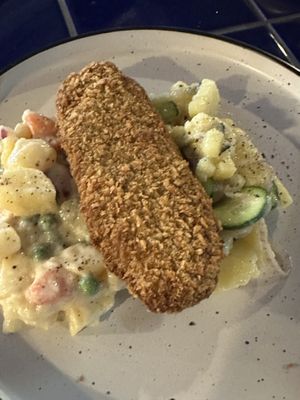 Shnitzel  at FatCat Delikatessen in Bratislava