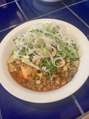 Mapo tofu  at FatCat Delikatessen in Bratislava