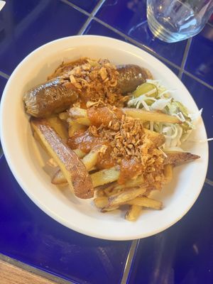 Daily menu - curry wurst  at FatCat Delikatessen in Bratislava