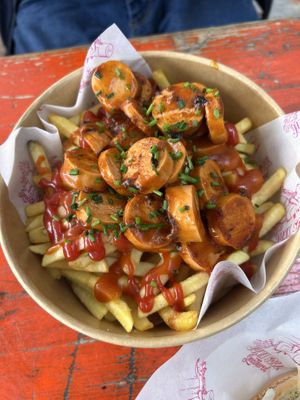 Currywurst fries   at JUNK SOUL York in York