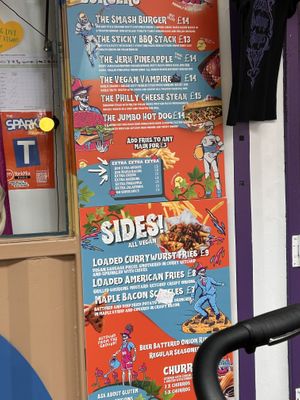 Menu  at JUNK SOUL York in York