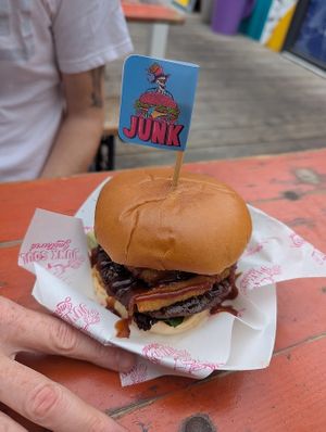 BBQ burger at JUNK SOUL York in York