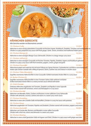  at Welcome India in Wittlich