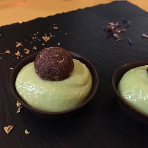 avocado cream at Osteria al 55 in Milan