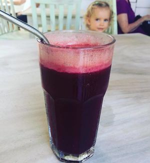 Juice at Buddha's Garden in San Juan Del Sur