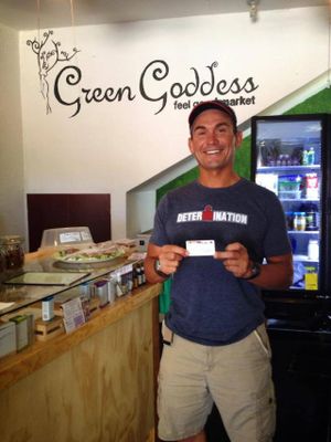 We keep our Ironmen nourished!! at Green Goddess Feel Good Market in San Jose Del Cabo