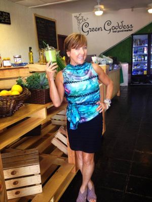 customer of the week! at Green Goddess Feel Good Market in San Jose Del Cabo