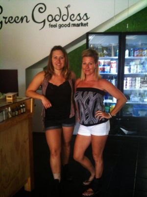 keepin it in the family at Green Goddess Feel Good Market in San Jose Del Cabo
