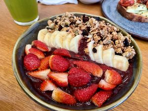 acai bowl  at Tula Café & Bistro in Rio De Janeiro