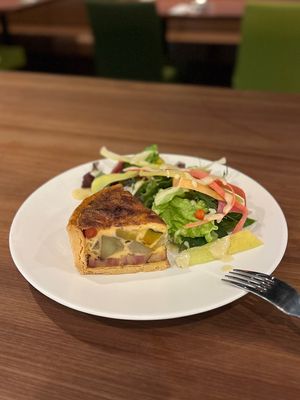 Homemade Quiche at Vege Table in Mishima