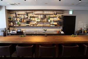 counter at Vege Table in Mishima