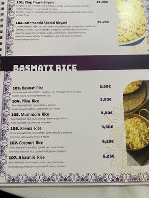 Arroces  at Kathmandu House in Elche