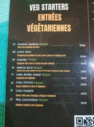 Menu

Vegan starters at Shaluc Taste of India in Dakar